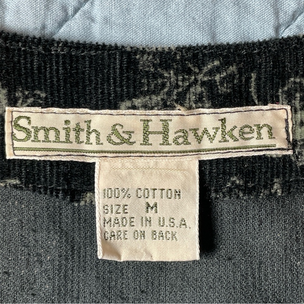 Smith & Hawken Dress size M Corduroy Floral Button Prairie 90’s VTG Cottagecore - Picture 6 of 10
